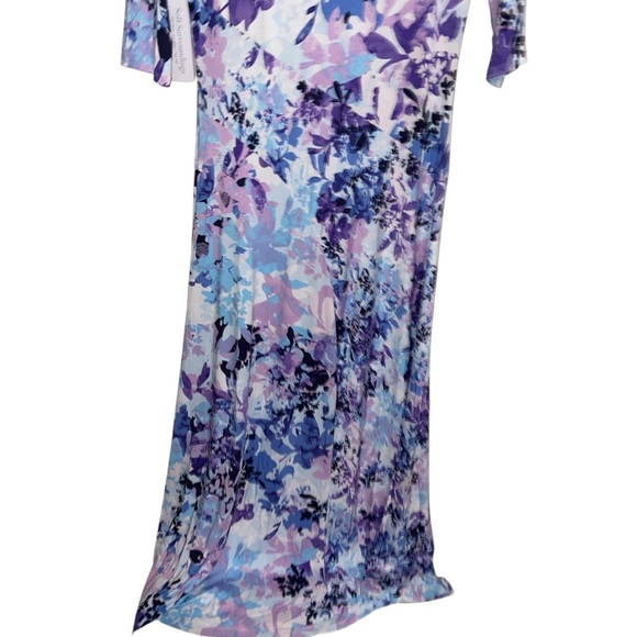 Soft Surroundings Dress Womens XS Vivienne Garden Blue Maxi Feminine Boho NWT - Picture 7 of 14